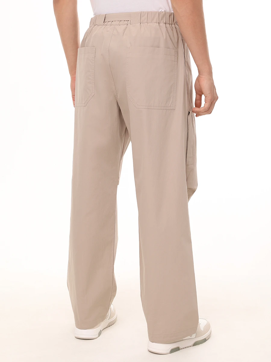 Брюки однотонные