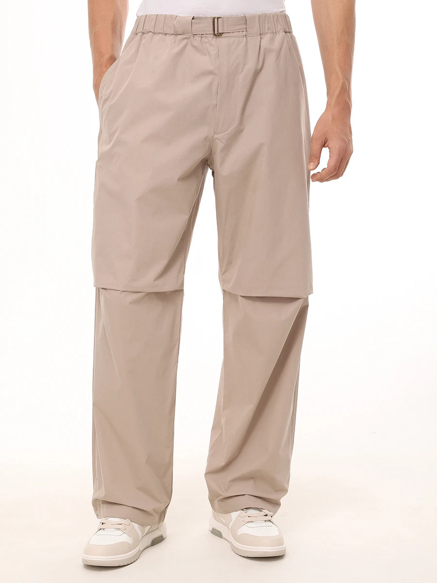 Брюки однотонные