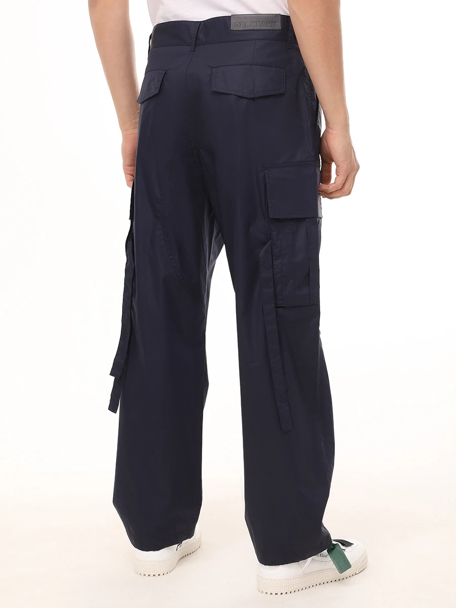 Брюки-карго хлопковые