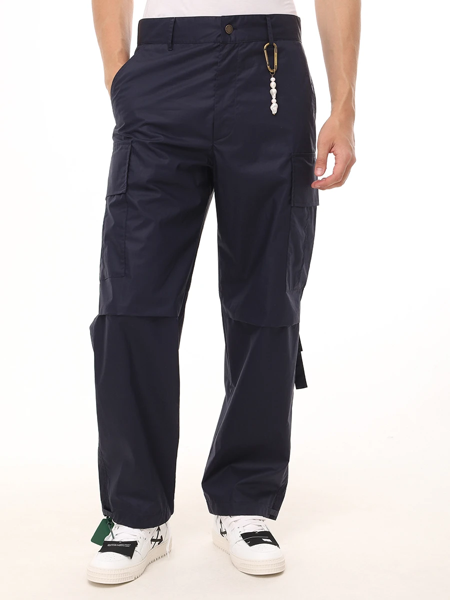 Брюки-карго хлопковые