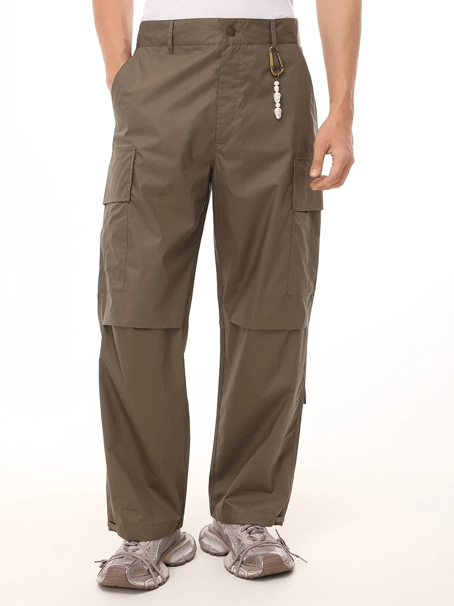Брюки-карго хлопковые