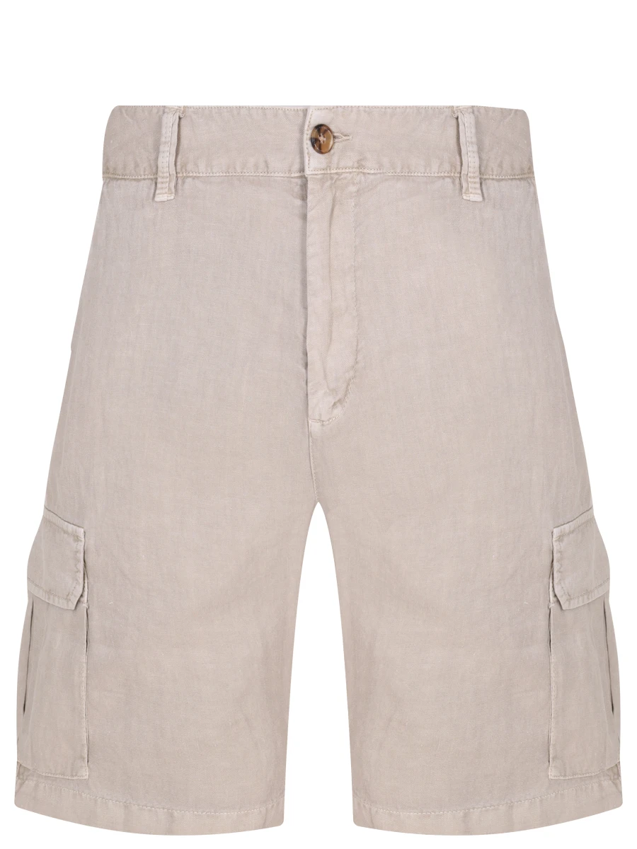 Шорты льняные