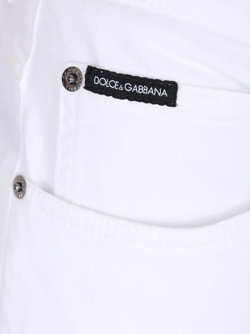 Джинсы Slim Fit хлопковые DOLCE & GABBANA