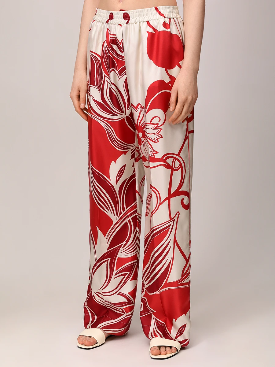 Брюки шелковые