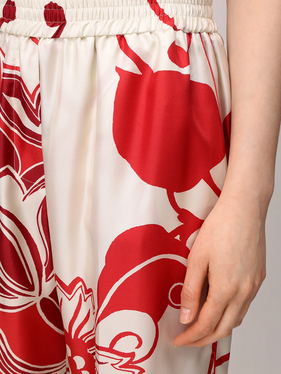 Брюки шелковые