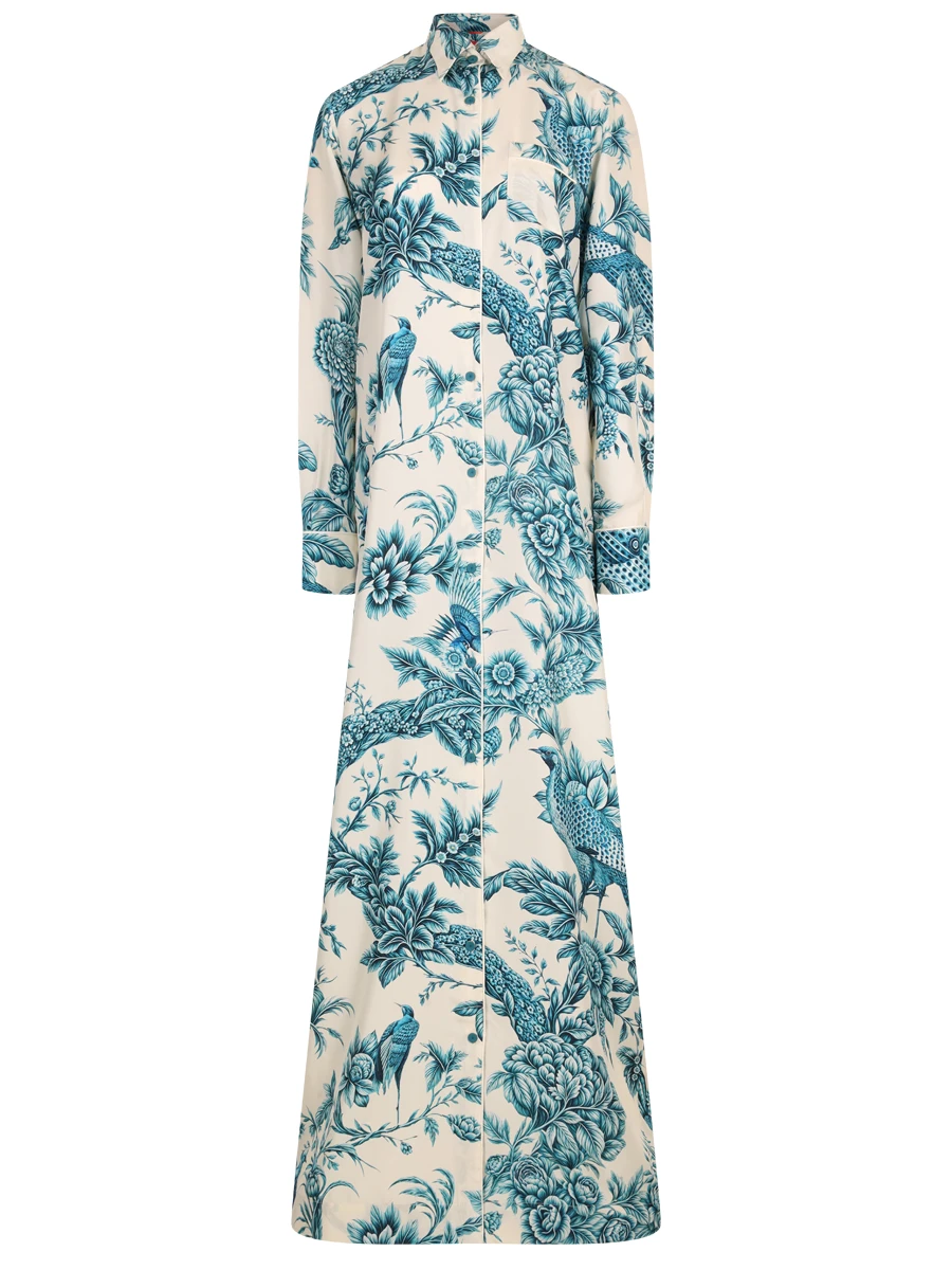 Платье шелковое