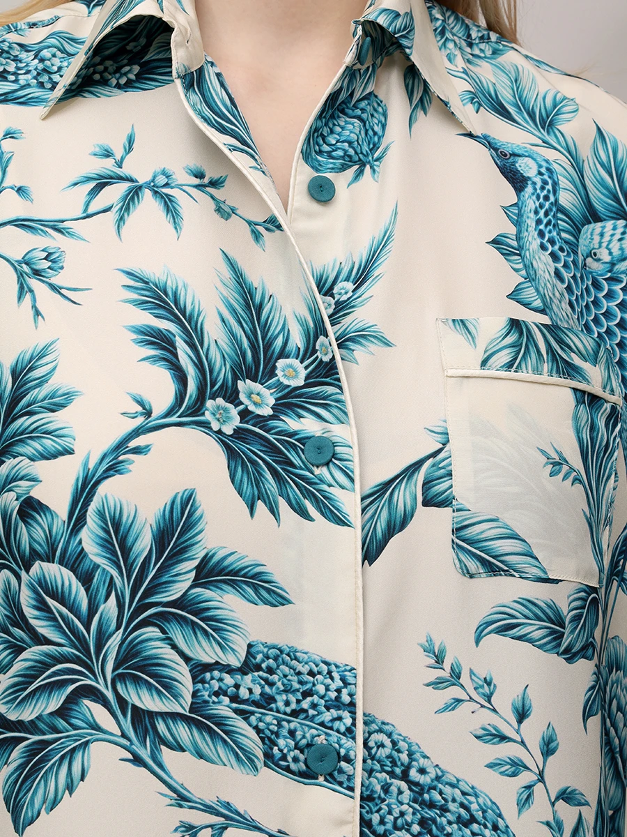 Платье шелковое