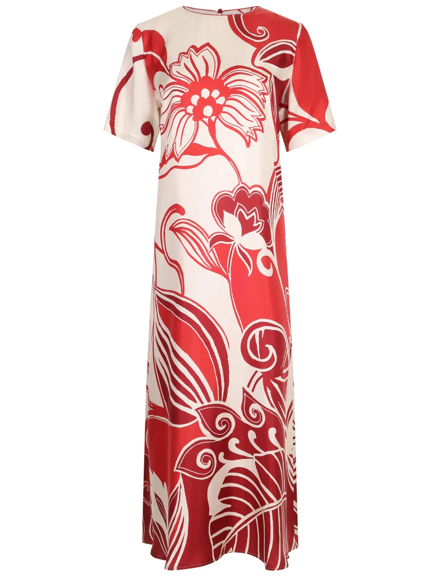 Платье шелковое