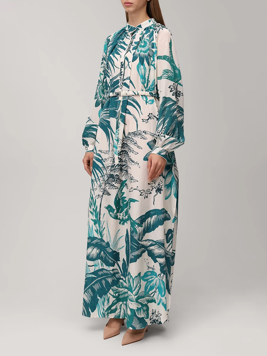 Платье из шелка и хлопка