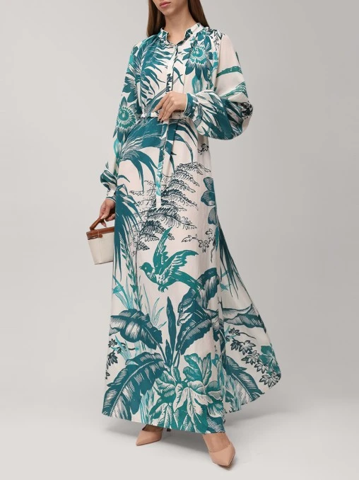 Платье из шелка и хлопка F.R.S FOR RESTLESS SLEEPERS