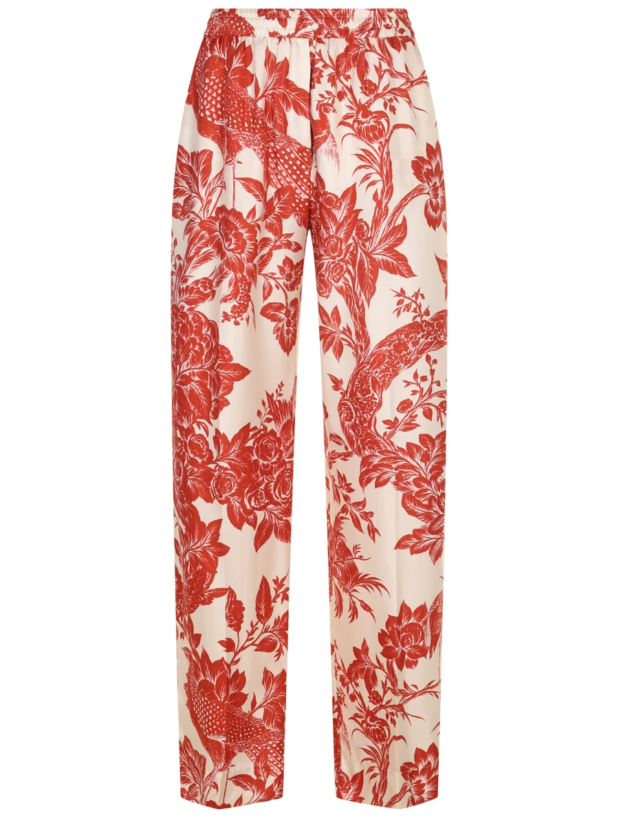 Брюки шелковые