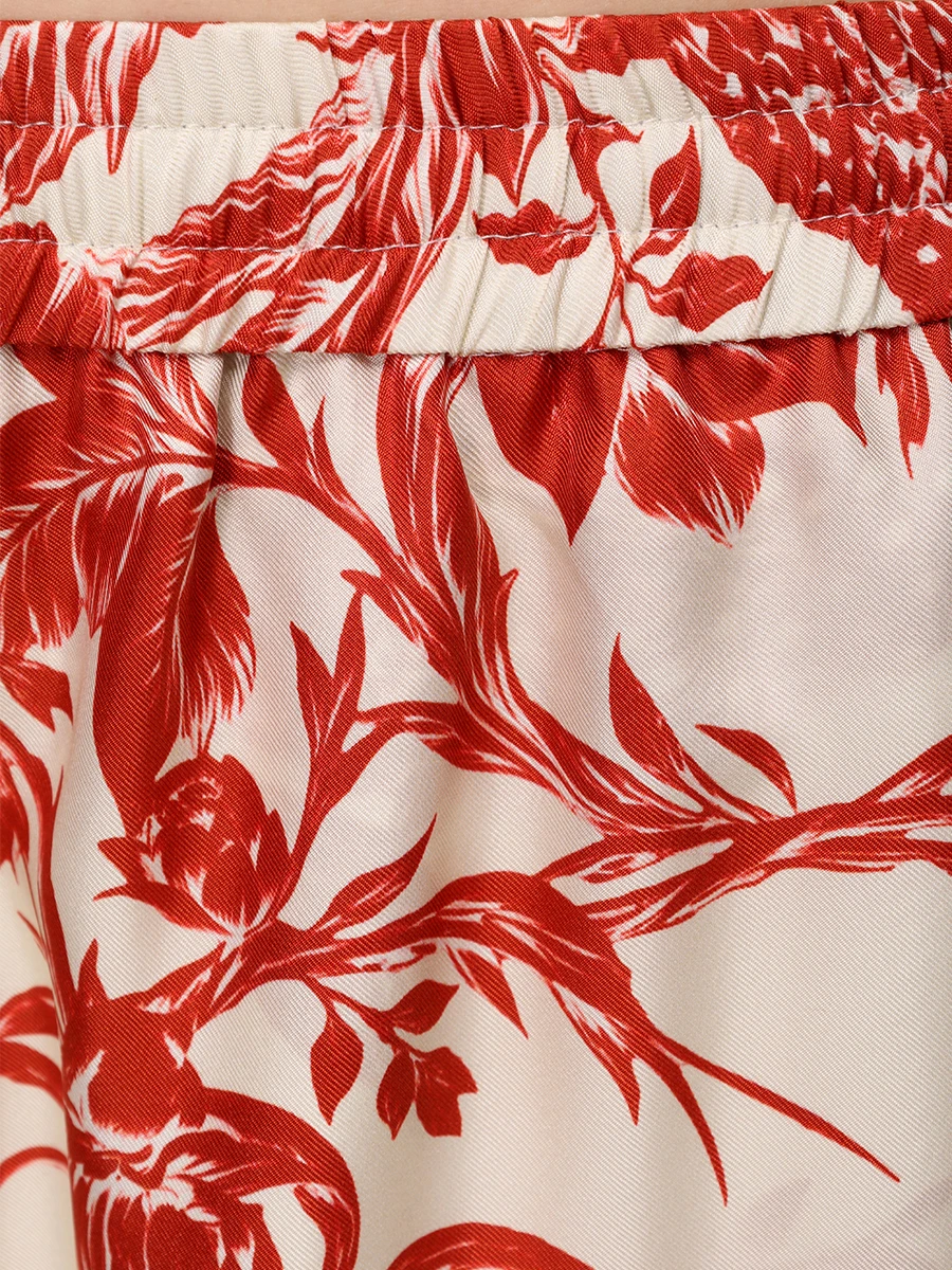 Брюки шелковые