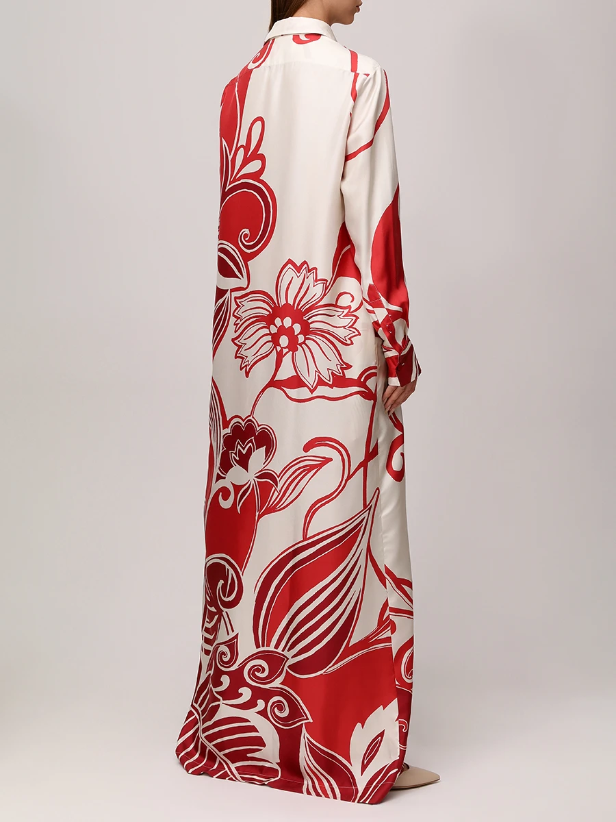 Платье шелковое