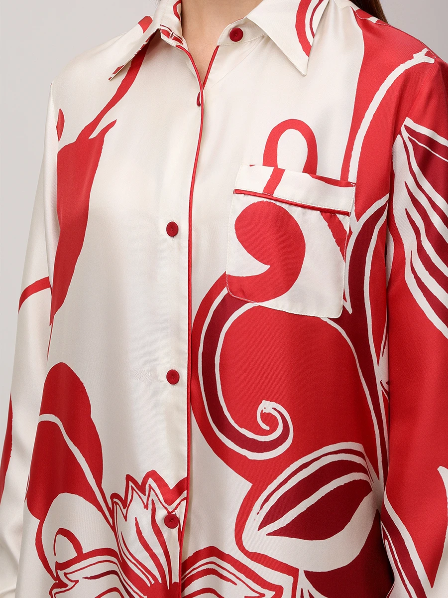 Платье шелковое