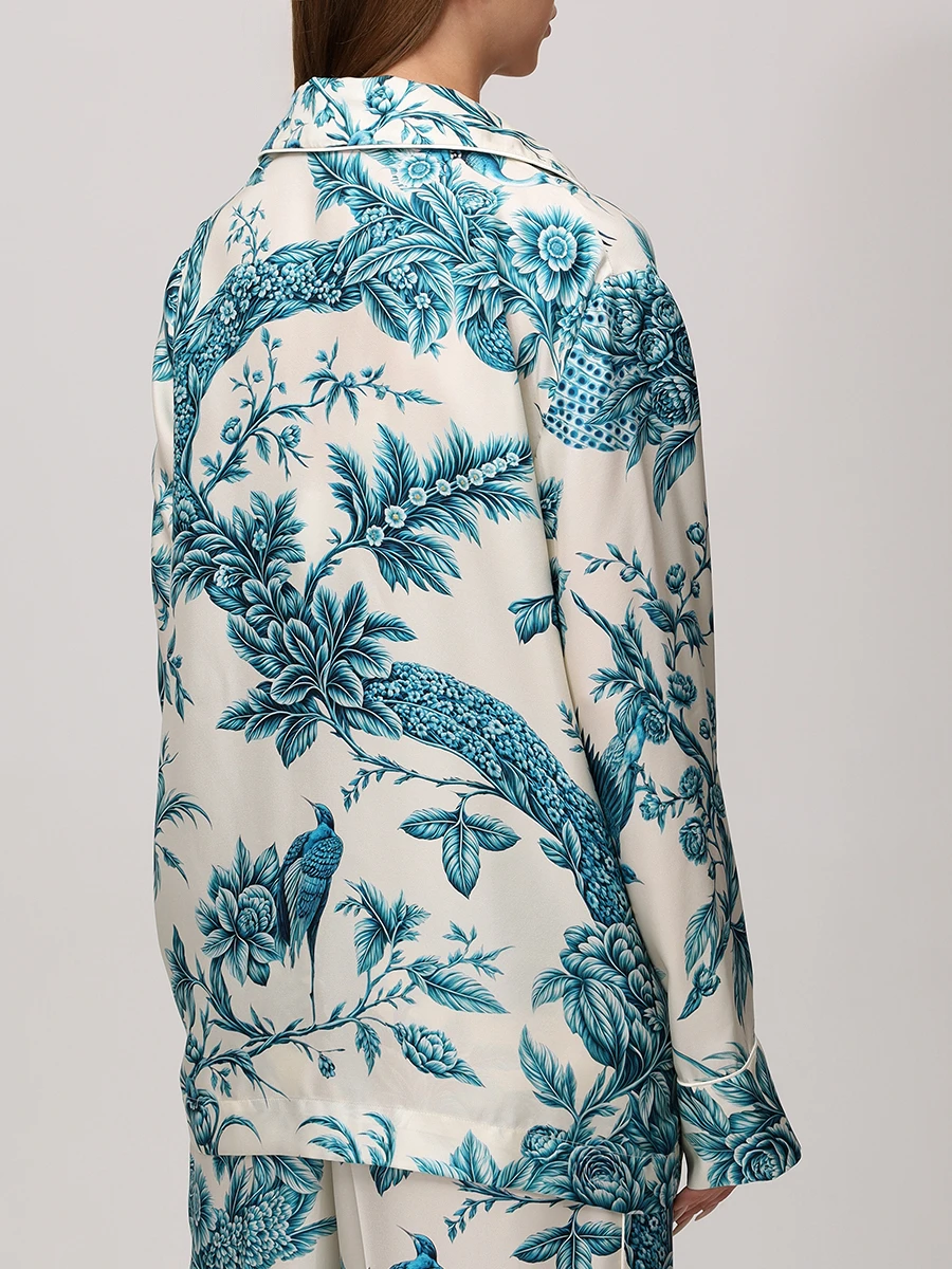 Рубашка шелковая