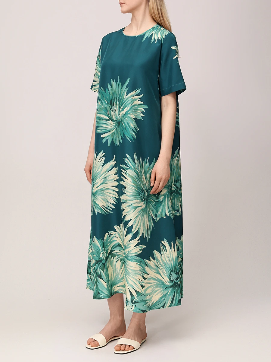 Платье шелковое