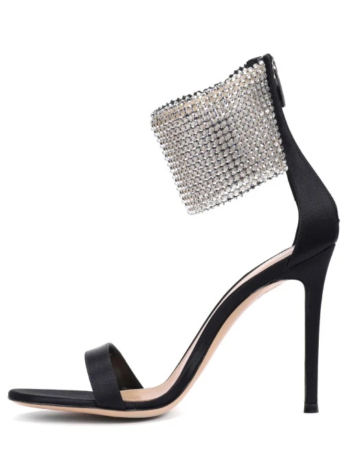 Босоножки текстильные Adore GIANVITO ROSSI