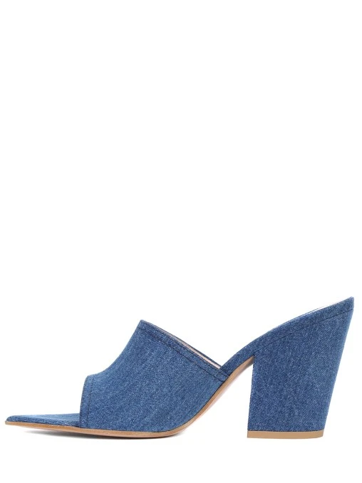Мюли текстильные GIANVITO ROSSI