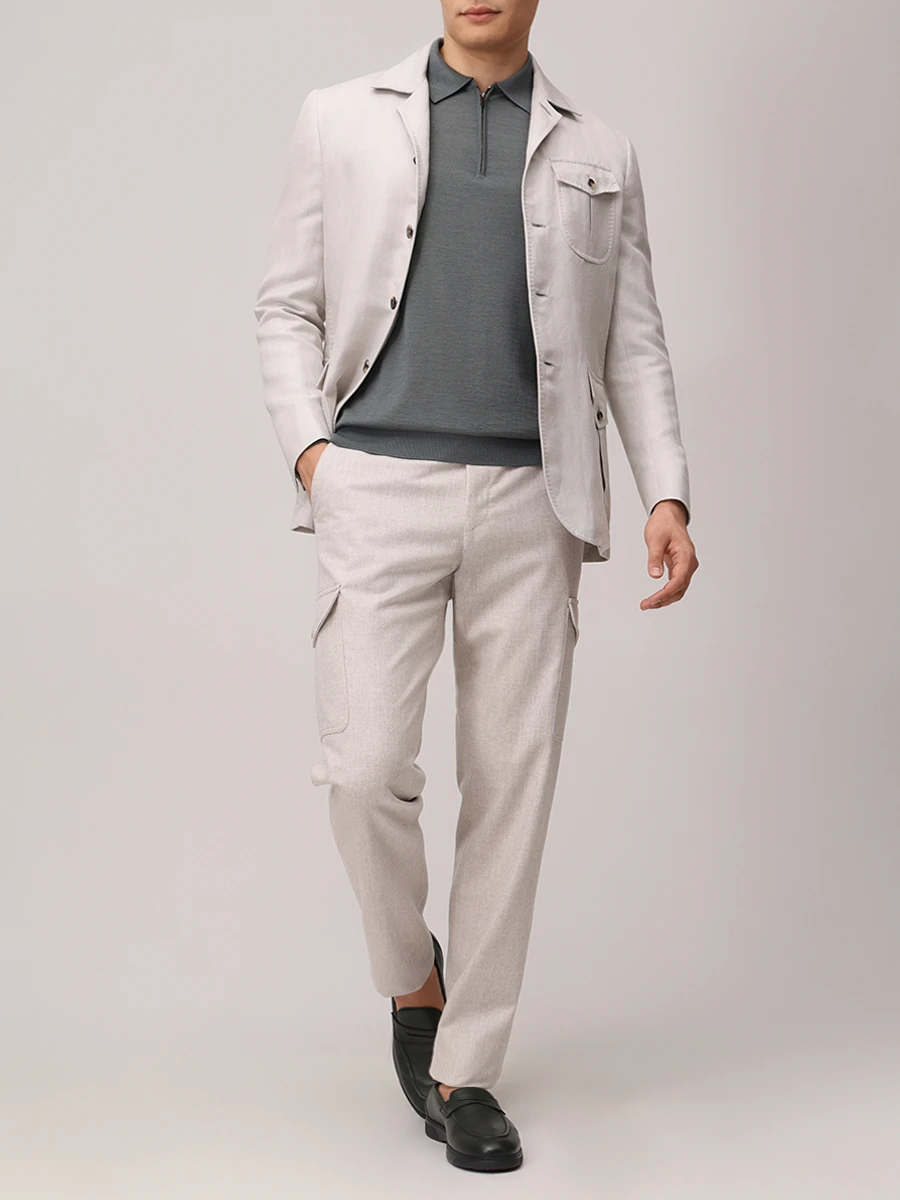 Поло из кашемира и шелка