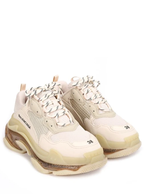 Кроссовки комбинированные Triple S BALENCIAGA