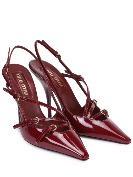 Туфли кожаные MIU MIU