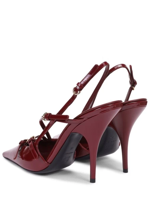 Туфли кожаные MIU MIU