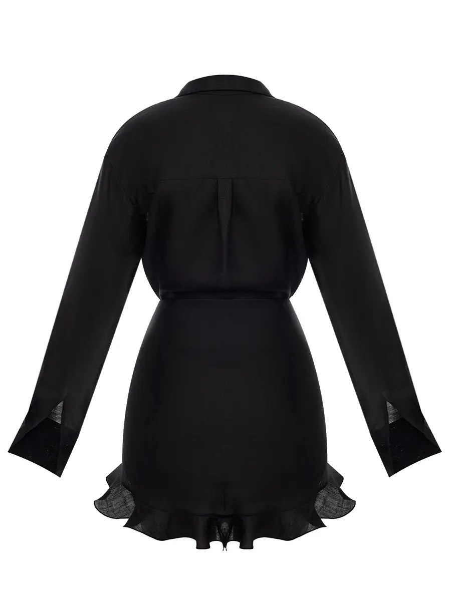 Платье-рубашка льняное Arum