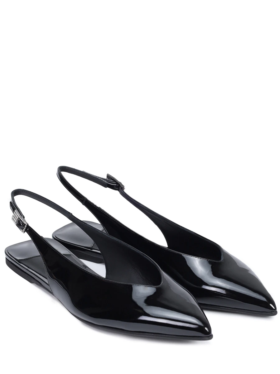 Балетки кожаные