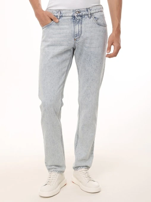 Джинсы Regular Fit хлопковые DOLCE & GABBANA
