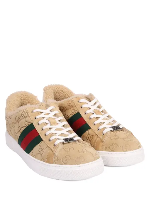 Кеды замшевые Ace GUCCI