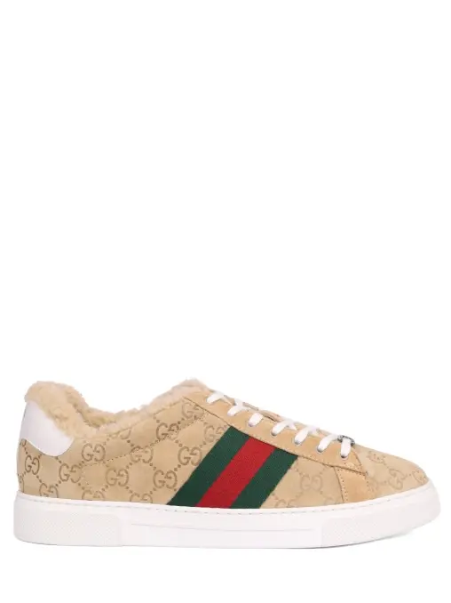 Кеды замшевые Ace GUCCI