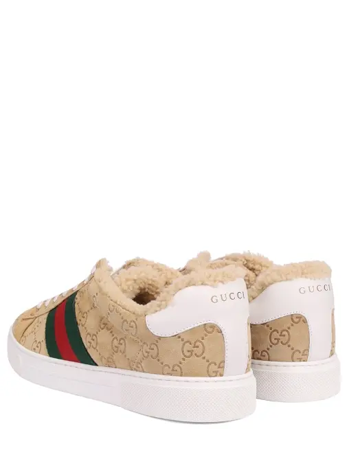 Кеды замшевые Ace GUCCI