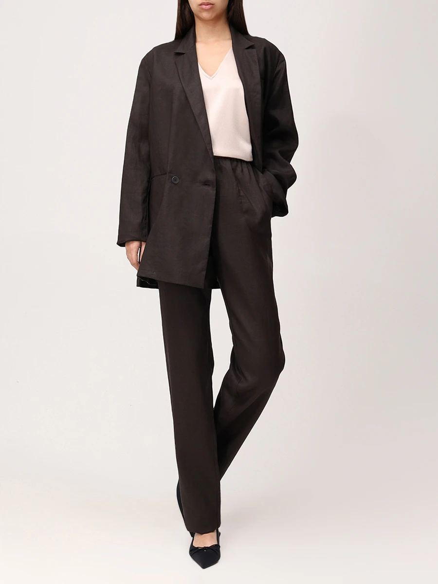 Брюки льняные