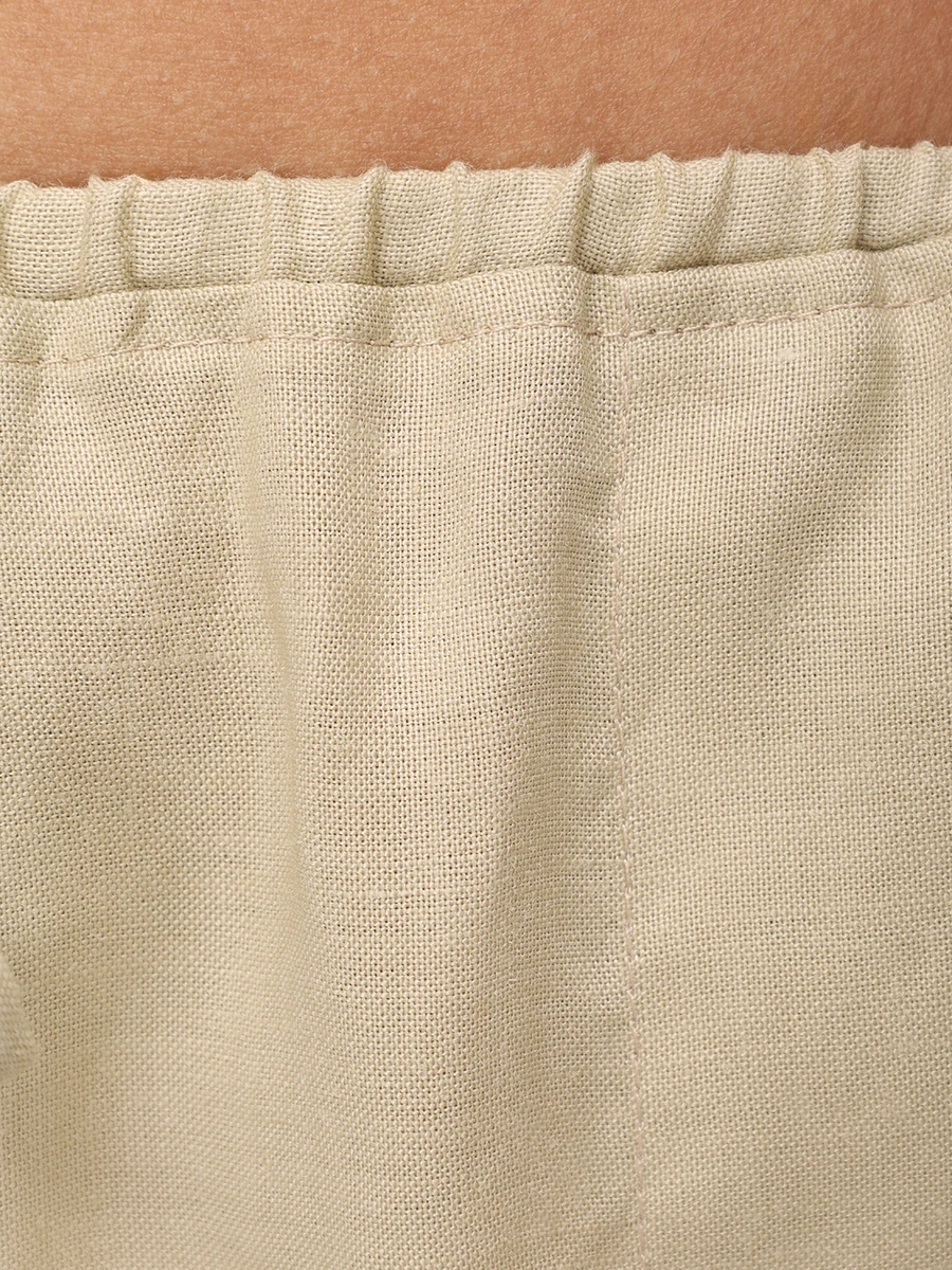 Брюки льняные