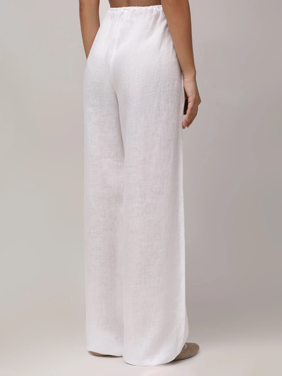 Брюки льняные