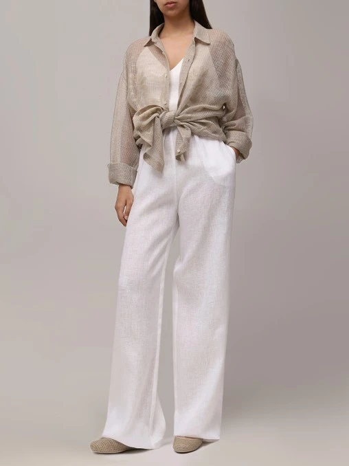 Брюки льняные HOLY CAFTAN