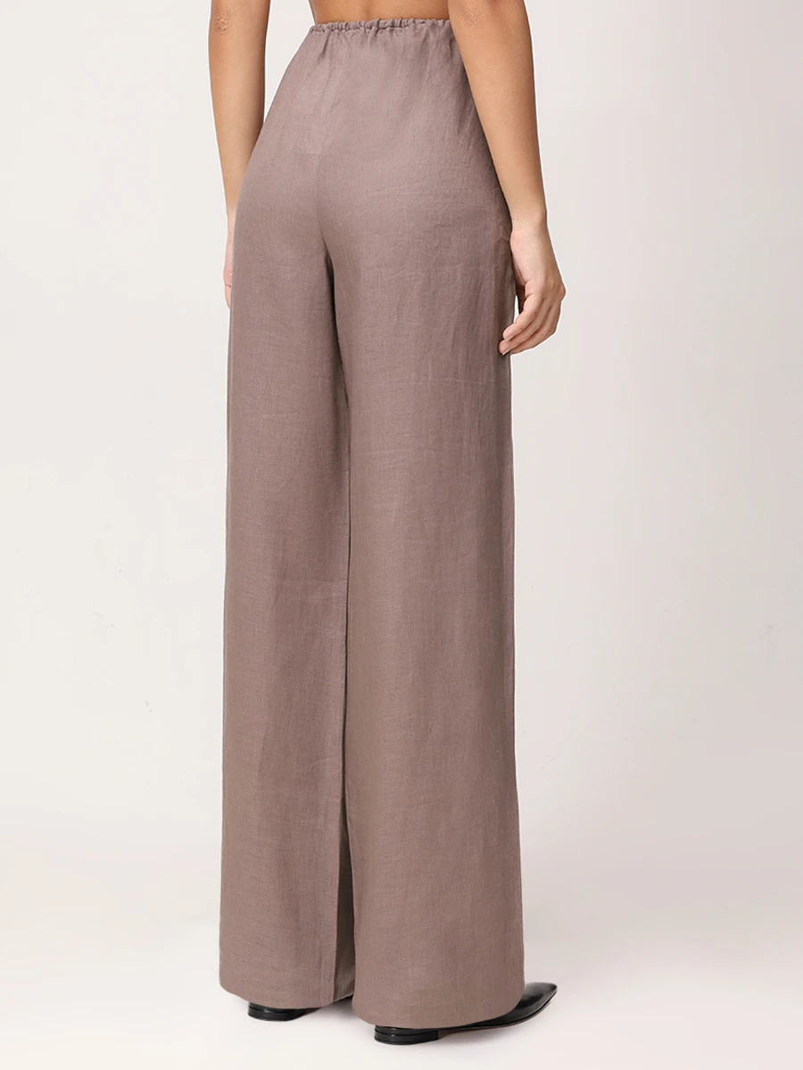 Брюки льняные