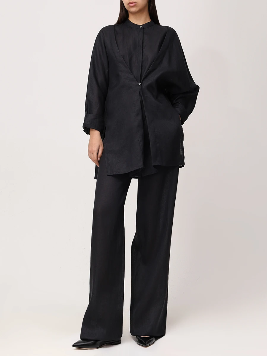 Брюки льняные