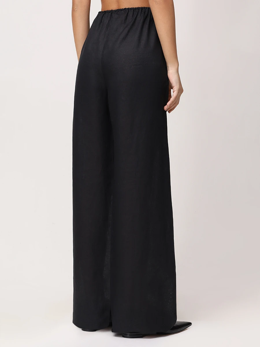 Брюки льняные