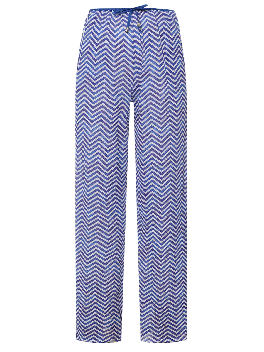 Брюки льняные