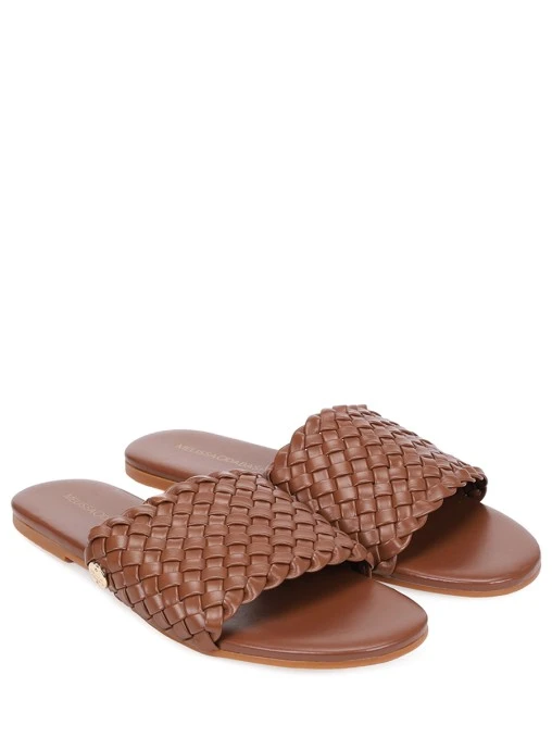 Шлепанцы кожаные MELISSA ODABASH