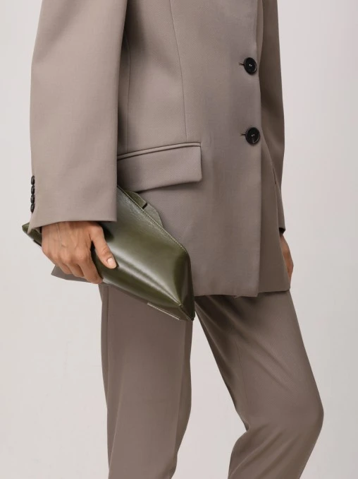 Клатч кожаный THEATTICO