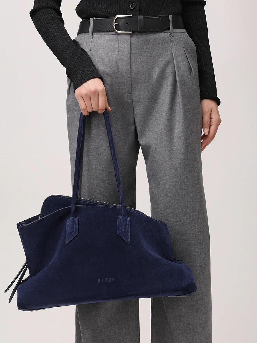 Сумка замшевая