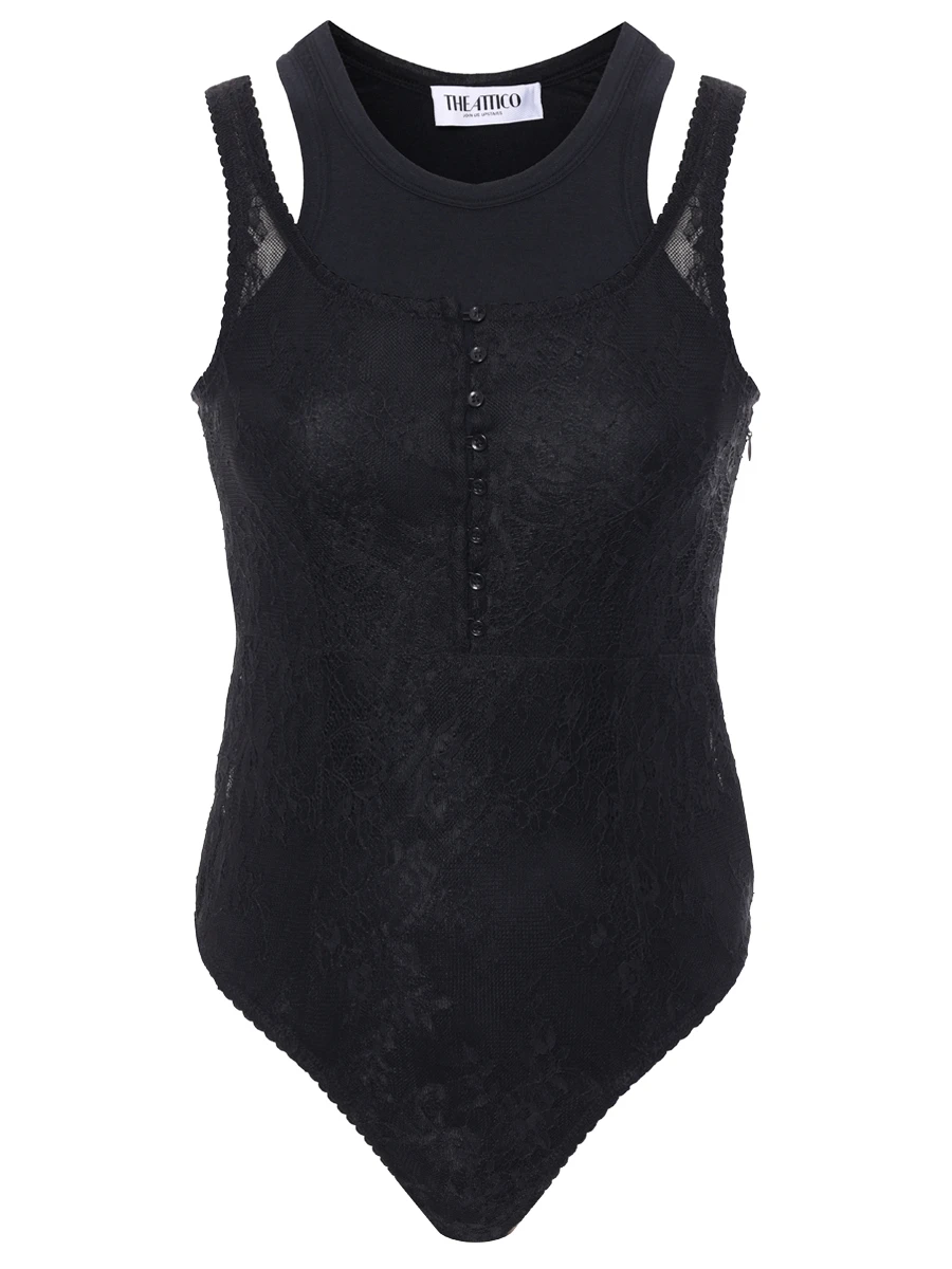 Боди кружевное