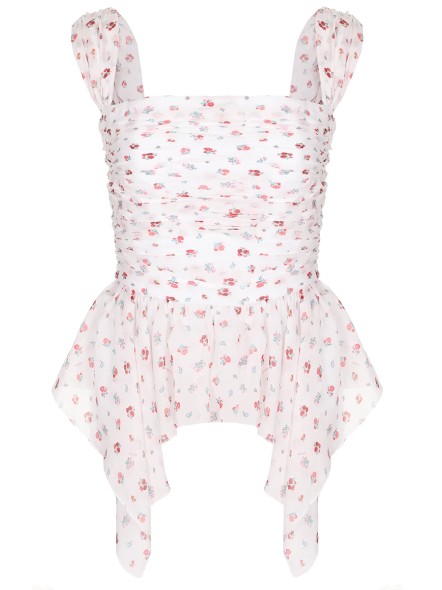 Топ шелковый