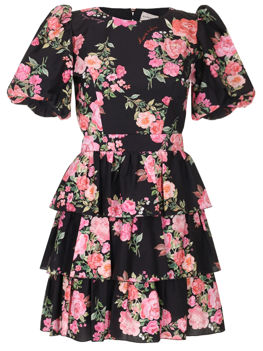 Платье из хлопка и шелка