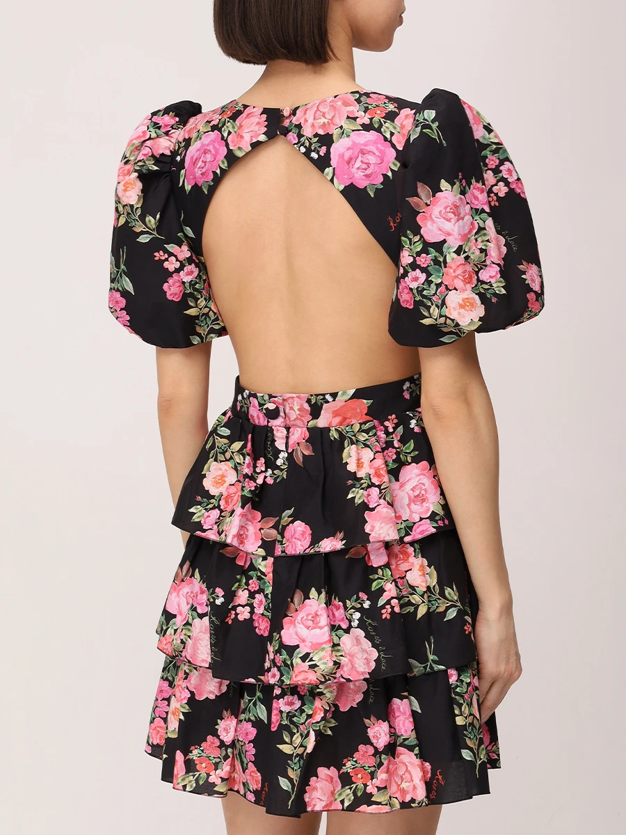 Платье из хлопка и шелка