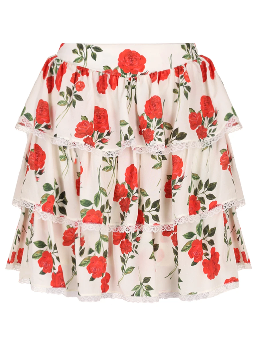 Юбка шелковая