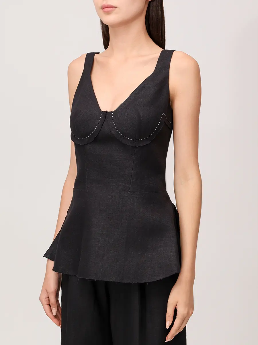 Топ хлопковый