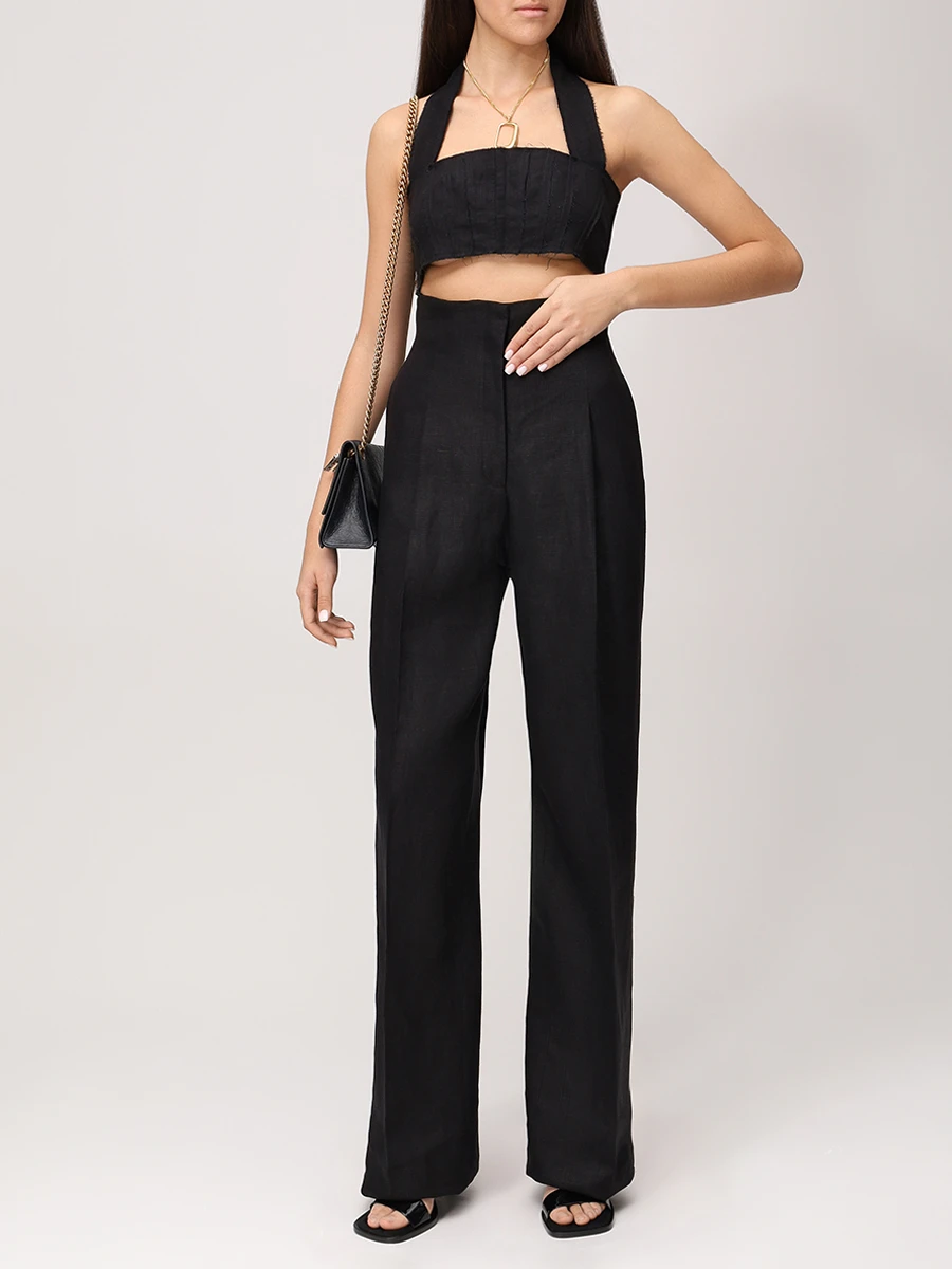 Брюки льняные